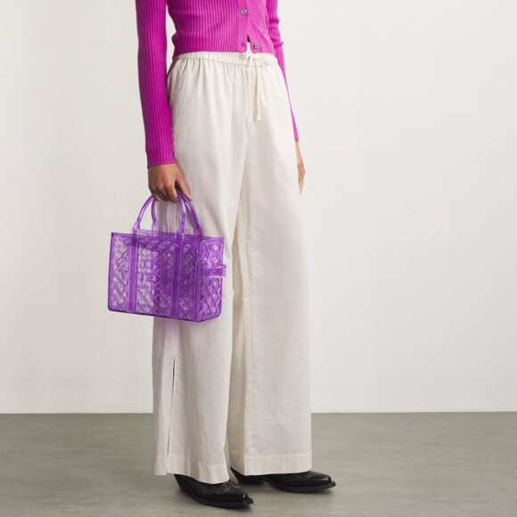 Marc Jacobs $350 The Jelly Small Tote Bag Wisteria NWT! - Picture 4 of 8
